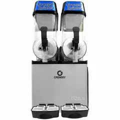 GRONDOY - Cremoladera 2 Tolvas 15L - Doble Función para Granizados