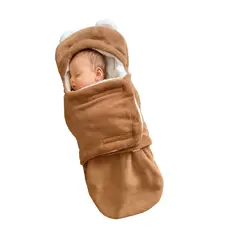 GENERICO - Saquito de dormir para bebé abrigador- Marrón