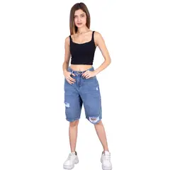 JAROLA - Bermuda Mom Denim Camil