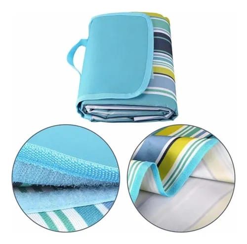 Manta Plegable Playa Picnic Impermeable Grande 180cm X 150cm