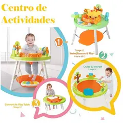 IDEAL - Diverti Saltarin 3 en 1 Centro de Entrenimiento 360° Amarillo