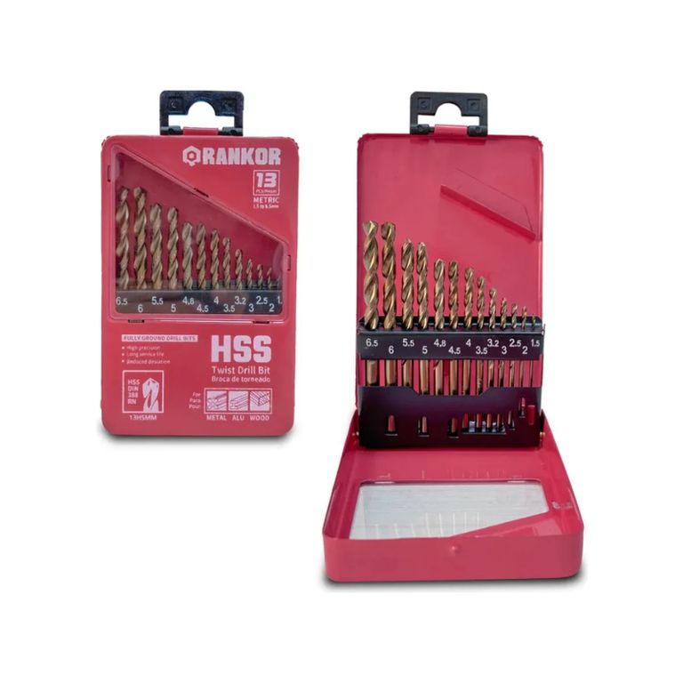 Juego De Brocas Para Metal X13pzs 1565 Mm Hss-co