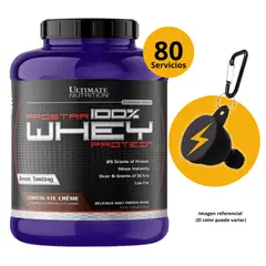 Ultimate Nutrition - PROSTAR WHEY 5LB CHOCOLATE + PORTASUPLEMENTOS - PROTEÍNA WHEY