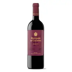GENERICO - VINO MARQUES DE CACERES RESERVA TEMPRANILLO 750ML