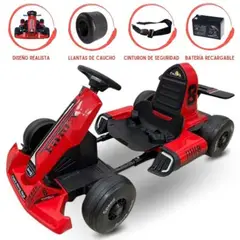 CUZKA - Carro a Batería para Niños FANCY «SPEED 8» Red