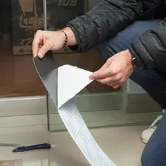 DECOKASA - Piso Vinilico PVC Laminado Autoadhesivo 3D Caja 5m2 - FD817-1