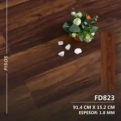 DECOKASA - Piso Vinilico PVC Laminado Autoadhesivo 3D Caja 5m2 - FD823