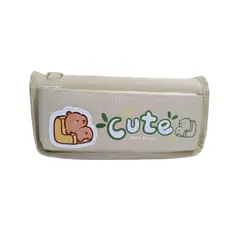 GENERICO - Cartuchera Capibara Cute Color Crema