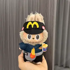 POP MART - Ropa para Labubu Fast Food Uniforme Black