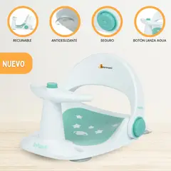 INFANTI - Asiento de Ducha para Bebés «INFANTINO» Green