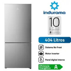 INDURAMA - REFRIGERADORA 404L GRIS RI-698