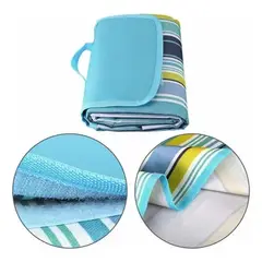 GENERICO - Manta Plegable Playa Picnic Impermeable Grande 180cm X 150cm