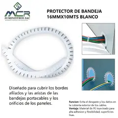 GENERICO - PROTECTOR DE BENDEJA 16MMX10MTS COLOR BLANCO