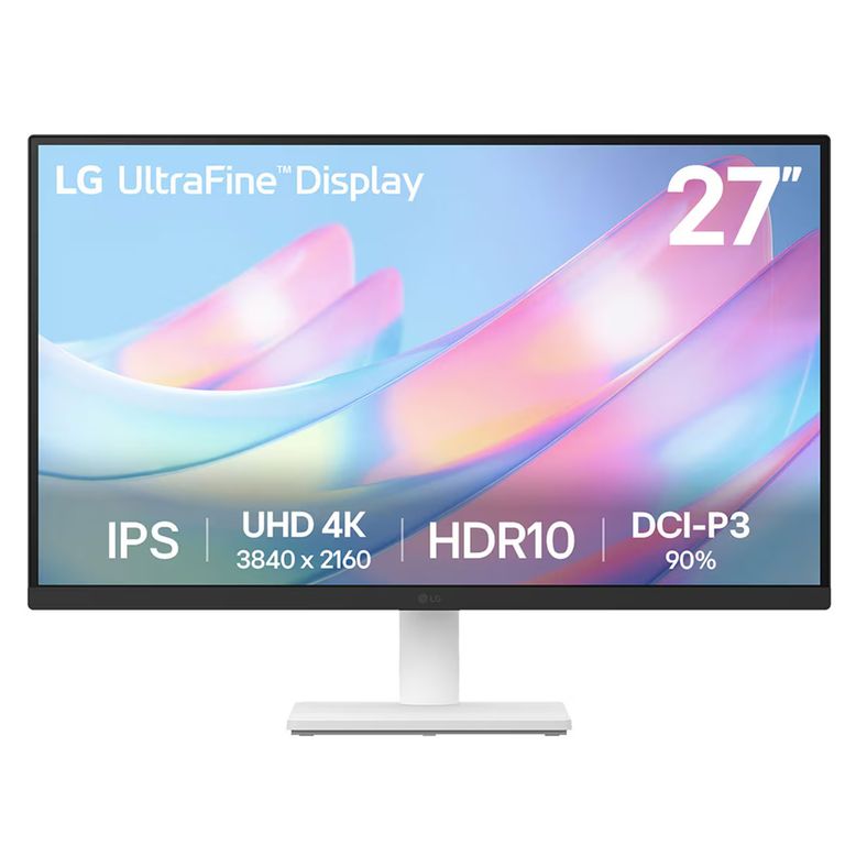Monitor 27US500-W Plano 27” UHD 4K IPS HDMI x2 DP Audio-Out
