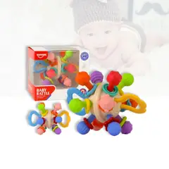 GENERICO - Sonajero Montessori Átomo Sensorial Colorido para Bebé