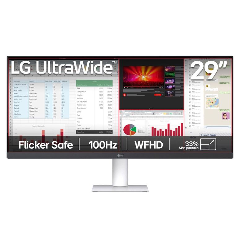 Monitor UltraWide 29U531A-W 29 WFHD IPS 100Hz HDMI DP USB-C HDR10