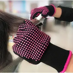 GENERICO - Guantes Resistentes Al calor Para Plancha y Rizadora de Cabello