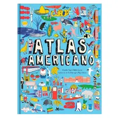 GENERICO - Libro infantil Atlas americano