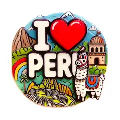 GENERICO - Recuerdo Souvenir Lima Peru - Imán Refrigerador - Present