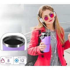 GENERICO - TERMO VASO TOMATODO ACERO INOXIDABLE HERMÉTICO PREMIUM 890ml