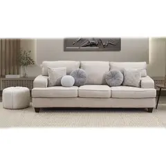GENERICO - Sofa Tres Cuerpos Diamon Beige