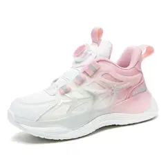 DANWEILE - Zapatos deportivos para niños con hebilla giratoria y brillo nocturno