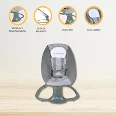 INFANTI - Silla Nido 3 en 1 «DELUXE» Gray