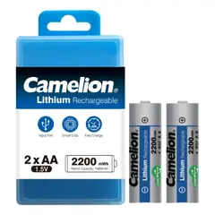 CAMELION - Pilas Recargables Aa 15v Tipo C 2200mwh