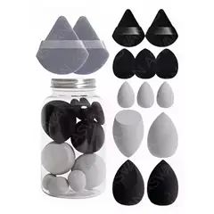 GENERICO - Set de Esponjas Para Maquillaje x7 Piezas Rosas