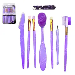 GENERICO - Set De Brochas De Maquillaje Hendren x7 Piezas Lila