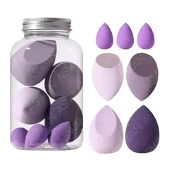 GENERICO - Set de Esponjas Para Maquillaje x7 Piezas Amarillas