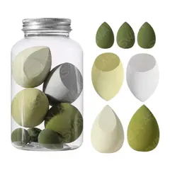 GENERICO - Set de Esponjas Para Maquillaje x7 Piezas Lilas