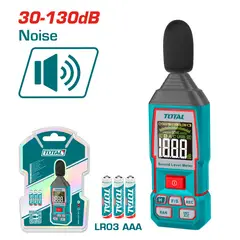 TOTAL TOOLS - Detector de Sonido Sonometro Digital 30-130db Total