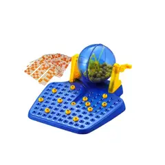 RYBIU IMPORT - Bingo Familiar de 48 Cartas para Reuniones Celeste