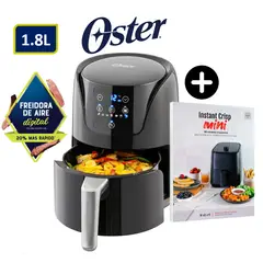 OSTER - FREIDORA DE AIRE DIGITAL DE 18L CKSTAF18DDF + LIBRO INSTANT CRISP
