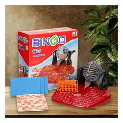 RYBIU IMPORT - Pack6 Juego de Mesa Familiar en Color Rojo y Negro