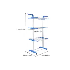GENERICO - Colgador de Ropa tendedero de 4 niveles