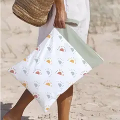 GENERICO - Bolsa impermeable para niños lavable y reutilizable Solcitos