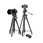 WEIFENG - Trípode para Cámaras y Celulares WT-3570 170cm + Adaptador celular a Trípode