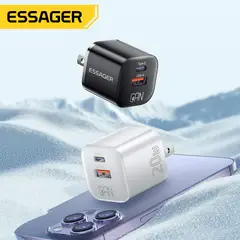 ESSAGER - Cargador 20 W Tecnology GaN