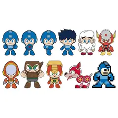 MONOGRAM INTERNATIONAL INC - Monogram Bag clip Llavero - Animados Mega Man - Series 2 x unidad