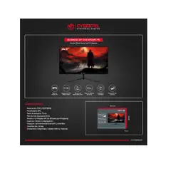 CYBERTEL - Monitor Gamer 24,5 pulgadas BUSINESS CYB MF24-75FF FHD 1920x1080 75Hz