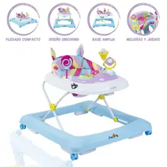 INFANTI - Andador Para Bebé Musical «UNICORNIO» Purple