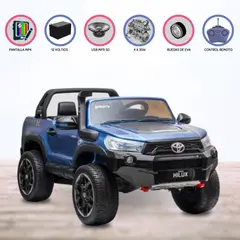 TOYOTA - Carro a Batería 4 x 4 HILUX BLUE