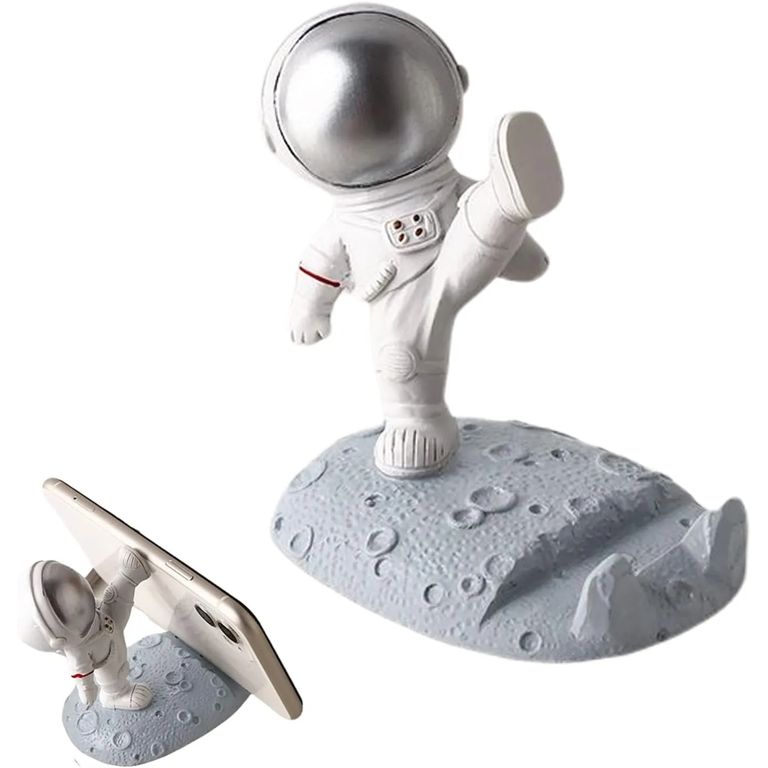 Soporte para Teléfono Celular Diseño de Astronauta 3D - Variado