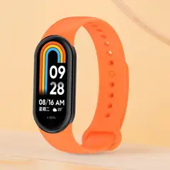 GENERICO - Corres Silicona para Xiaomi Smart Band 10 - Naranja