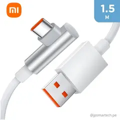 XIAOMI - Cable 6A L-type Type-C Fast Charging Support 120W 67W 45W 33W