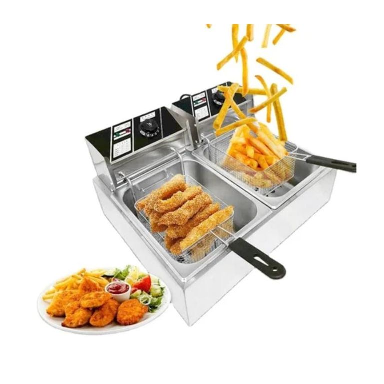 FREIDORA ELÉCTRICA AUTOMÁTICA DE DOS COMPARTIMIENTO