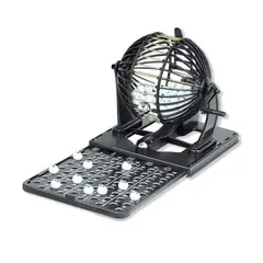 GENERICO - Bingo Divertido para Familias y Amigos de Color Negro