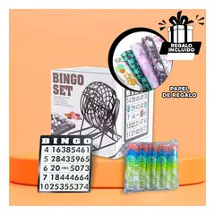 RYBIU IMPORT - Juego Bingo para Familias y Amigos Y+Papel de Regalo